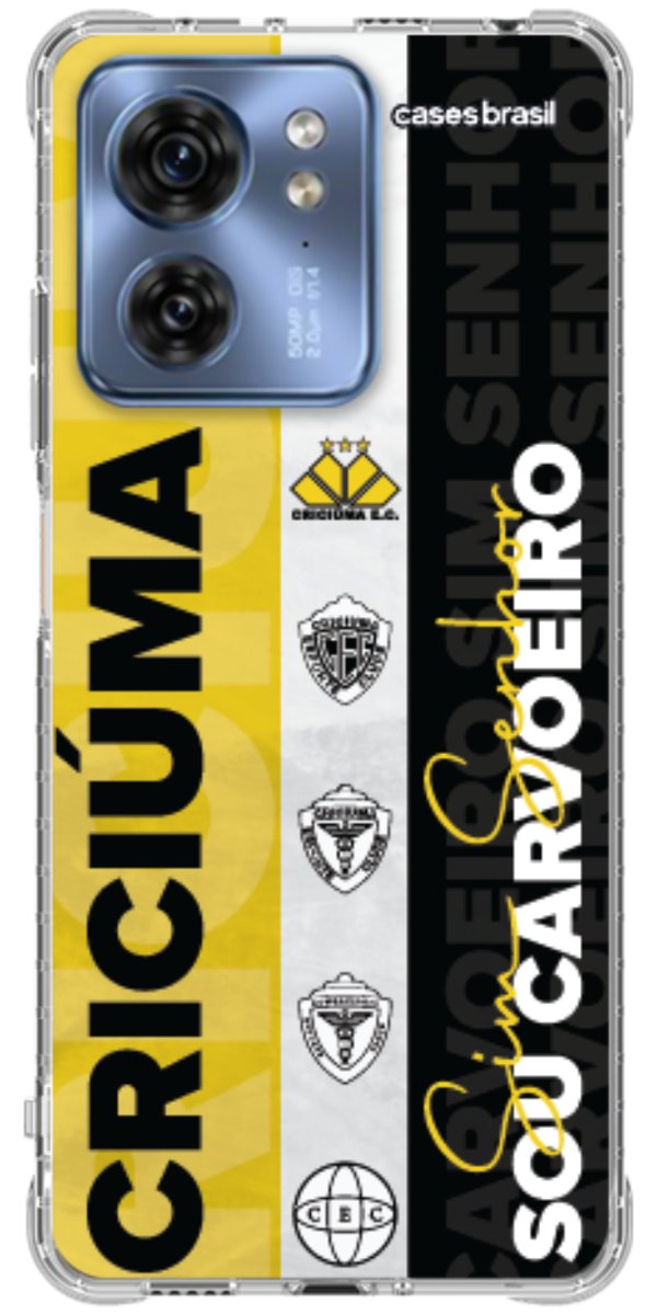 Capinha para Celular Crciúma Estampa Oficial 08