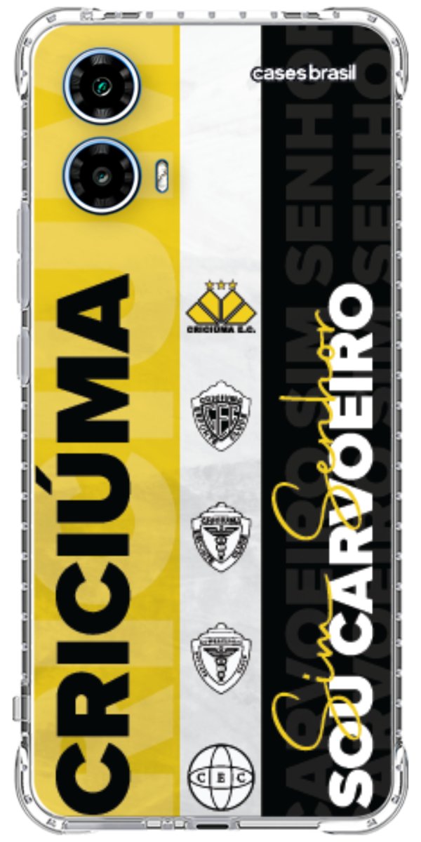 Capinha para Celular Crciúma Estampa Oficial 08
