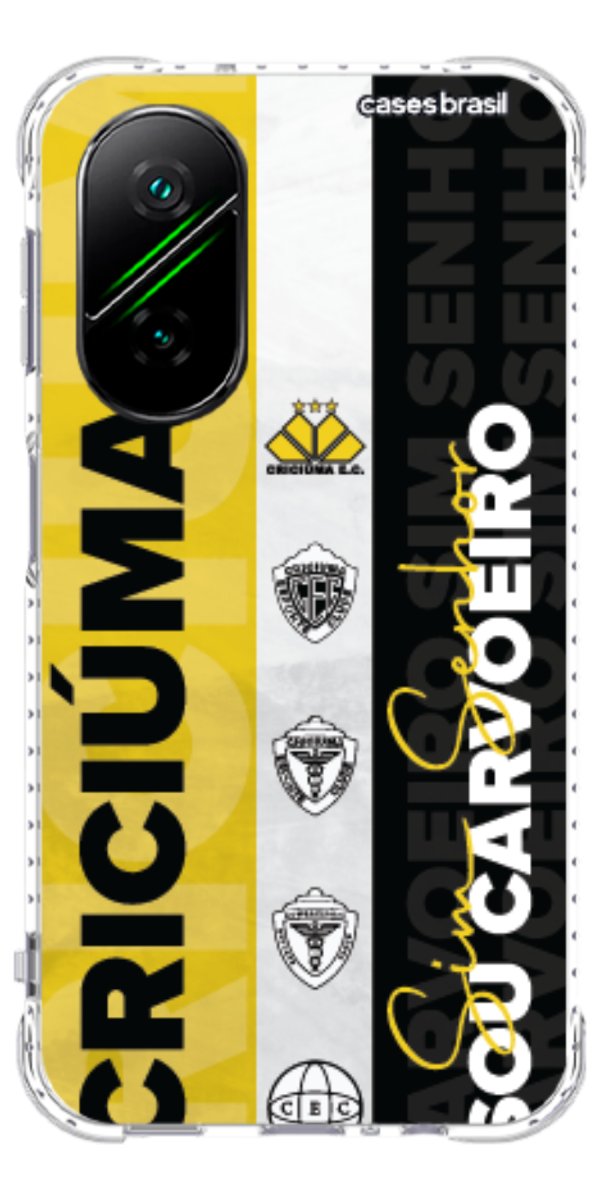 Capinha para Celular Crciúma Estampa Oficial 08