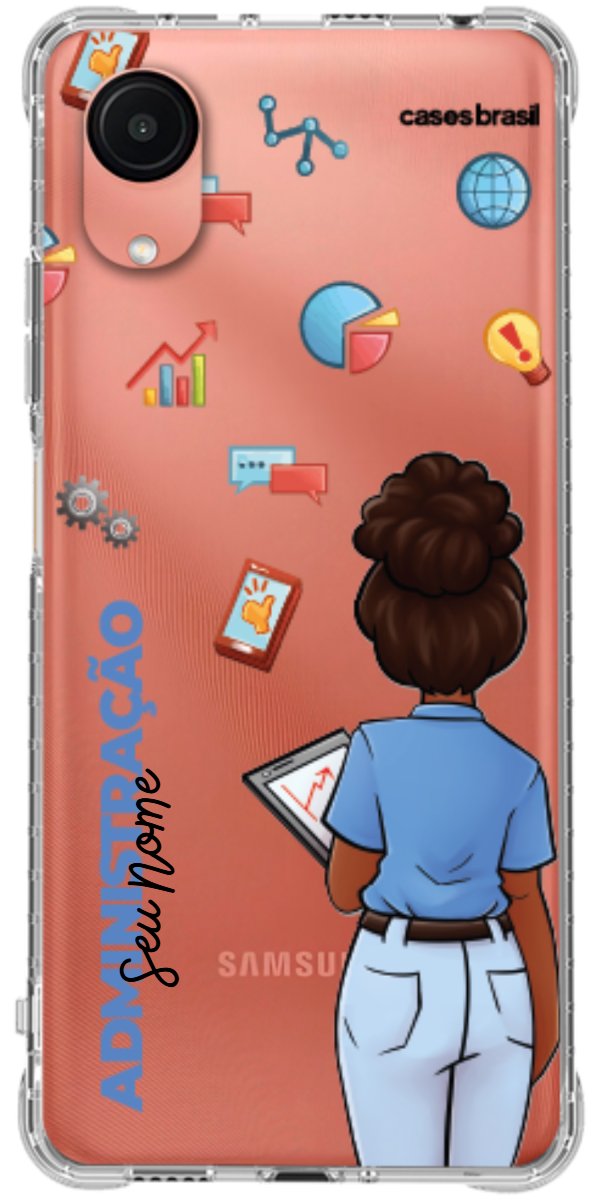 Capinha para Celular Administração - Boneca Profissão