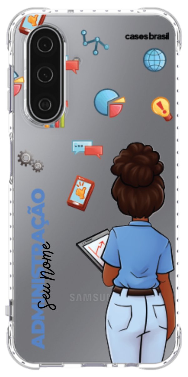 Capinha para Celular Administração - Boneca Profissão