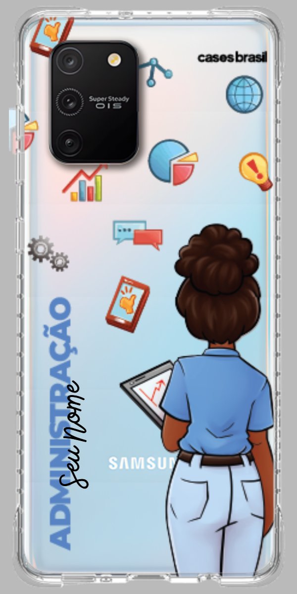 Capinha para Celular Administração - Boneca Profissão