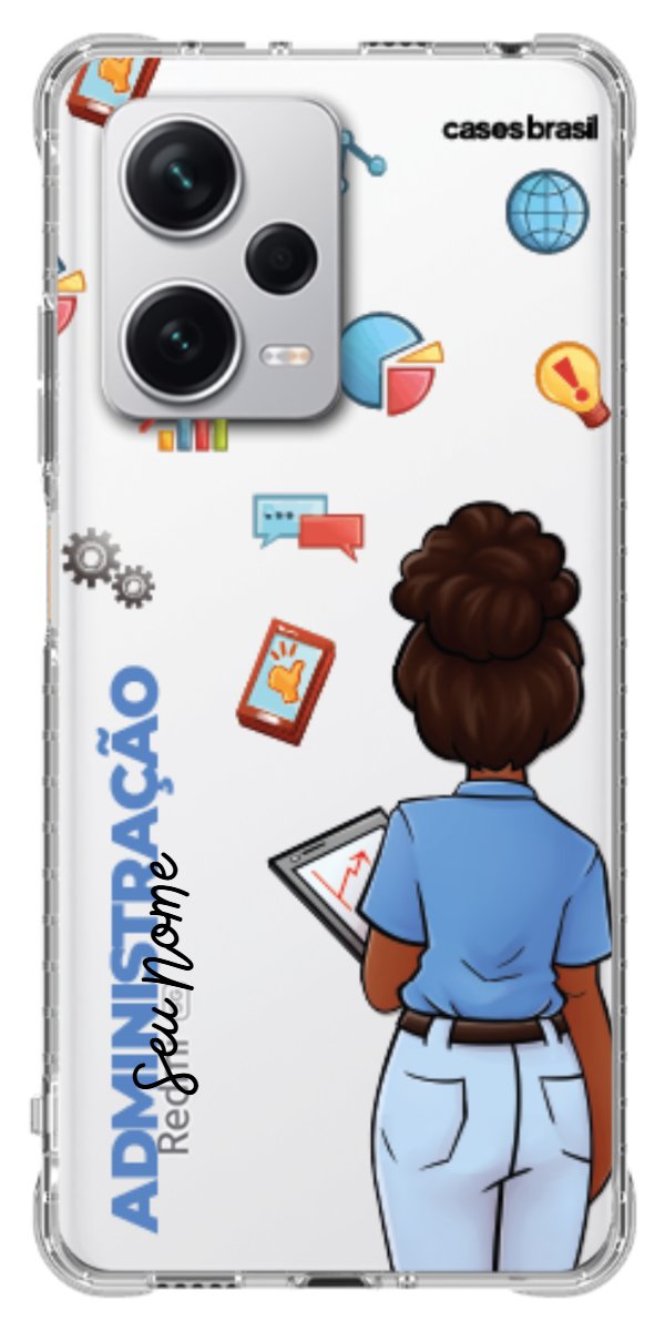 Capinha para Celular Administração - Boneca Profissão