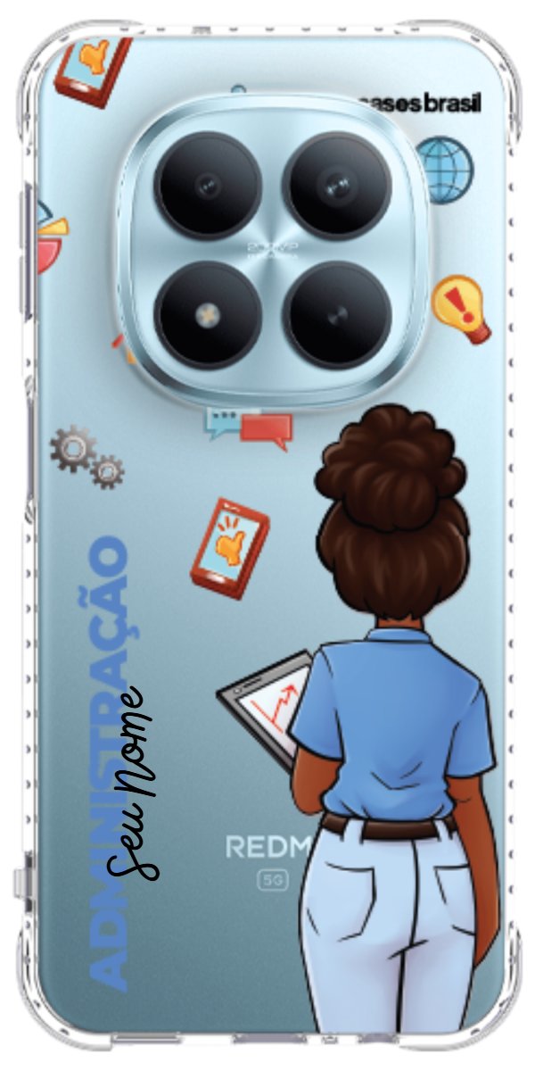 Capinha para Celular Administração - Boneca Profissão