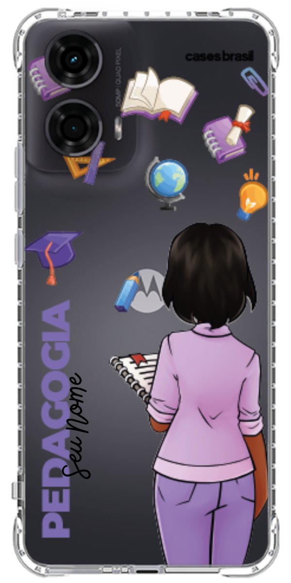 Capinha para Celular Pedagogia - Boneca Profissão