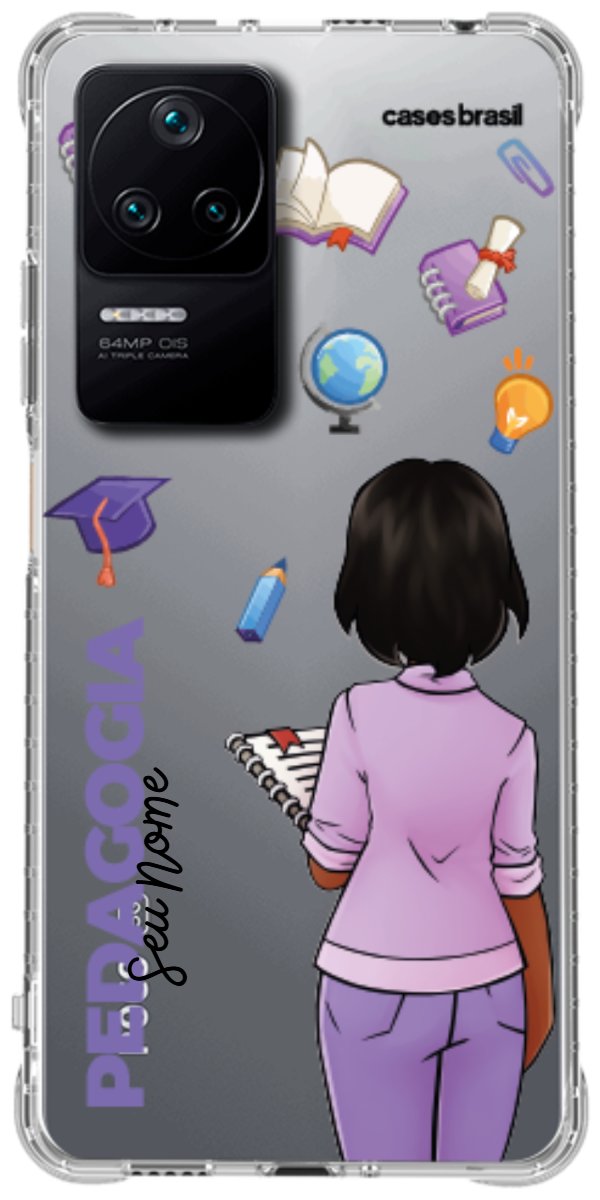 Capinha para Celular Pedagogia - Boneca Profissão