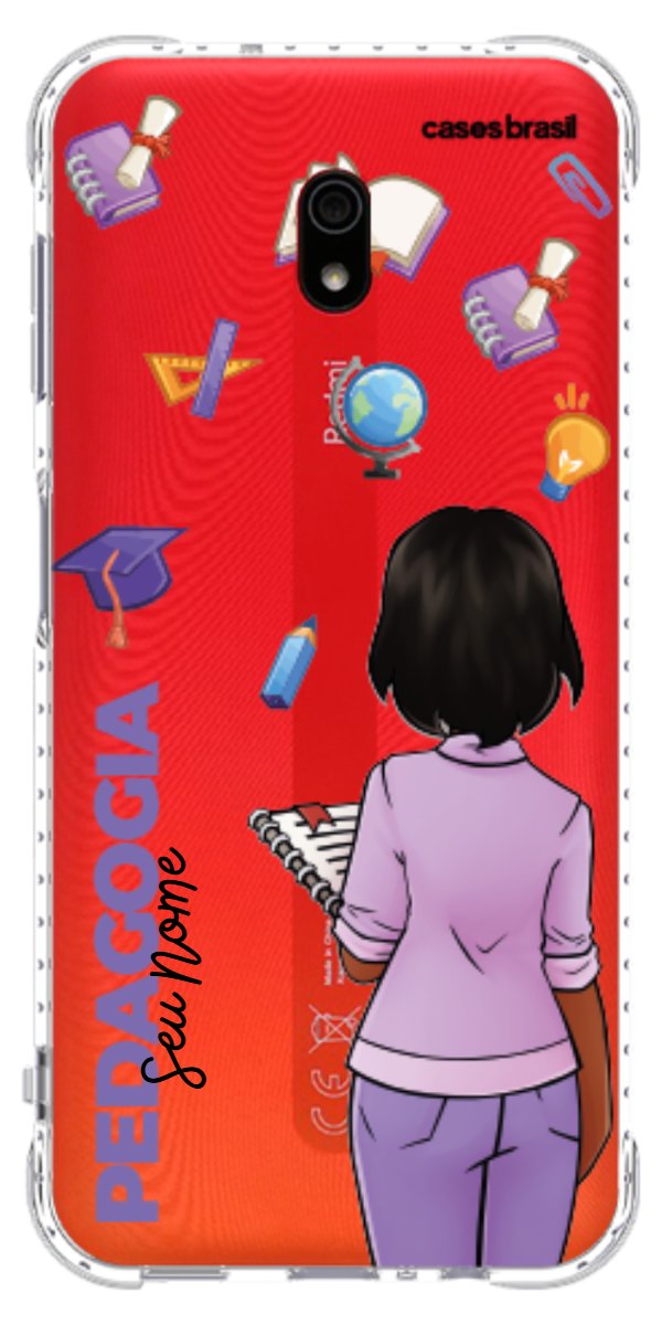Capinha para Celular Pedagogia - Boneca Profissão