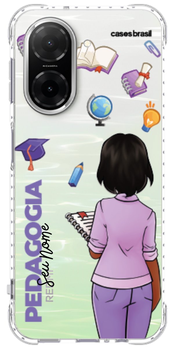 Capinha para Celular Pedagogia - Boneca Profissão