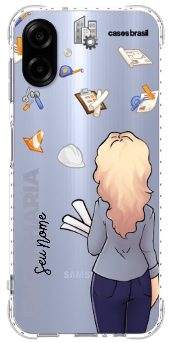 Capinha para Celular Engenharia - Boneca Profissão
