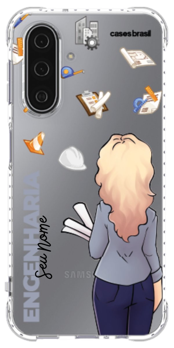 Capinha para Celular Engenharia - Boneca Profissão