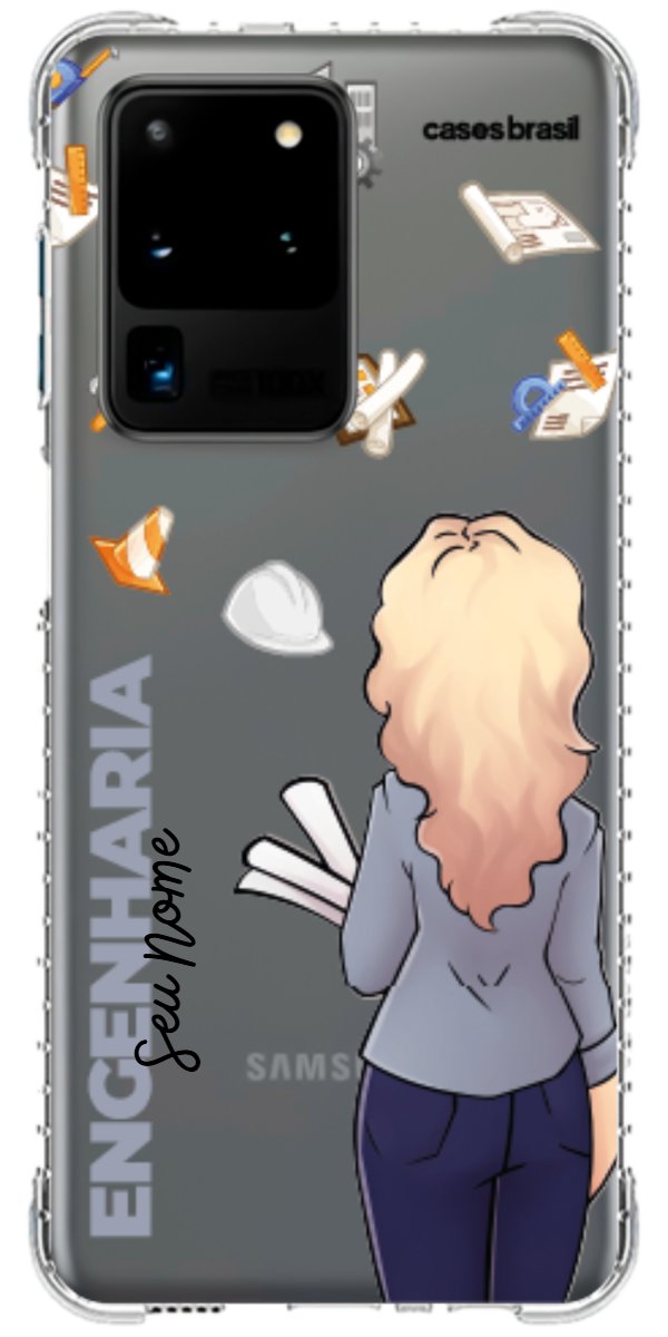 Capinha para Celular Engenharia - Boneca Profissão