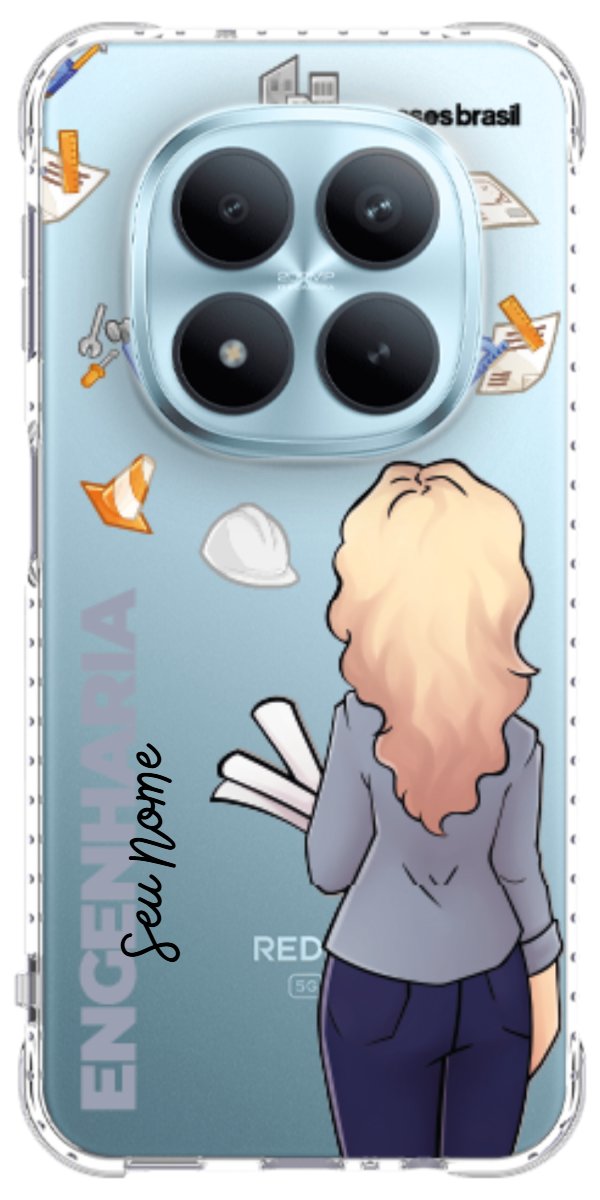 Capinha para Celular Engenharia - Boneca Profissão