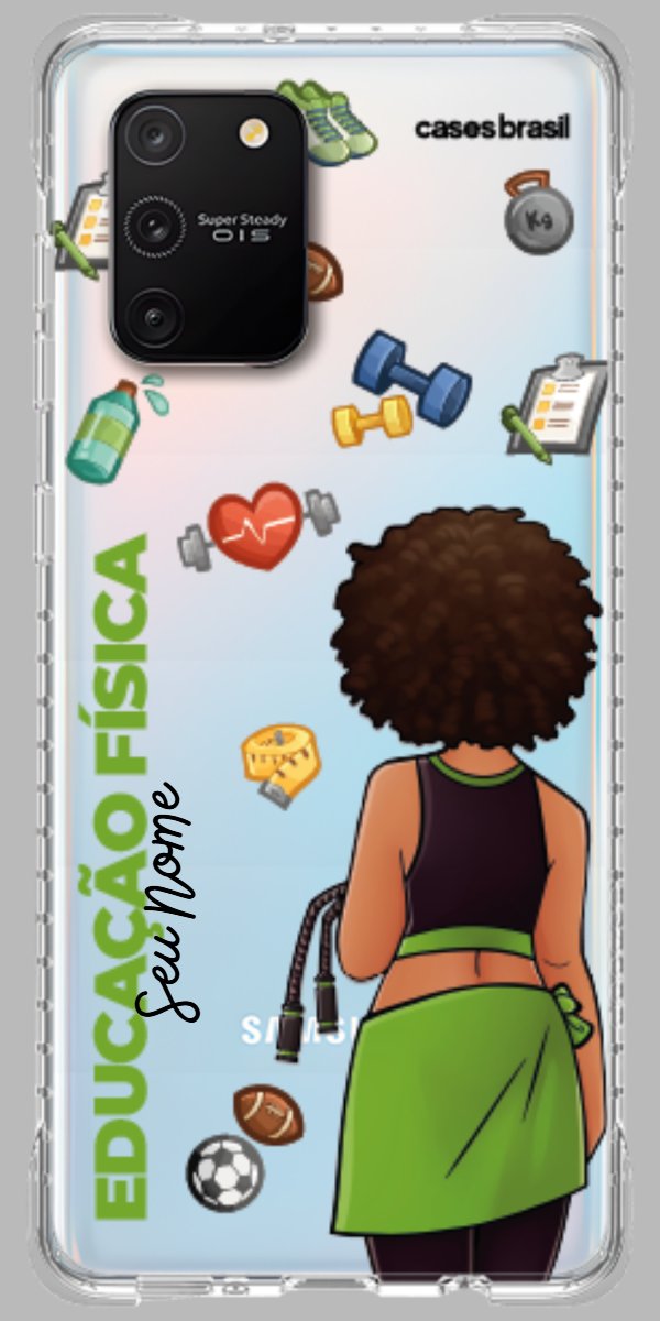 Capinha para celular Educação Física - Boneca Profissão