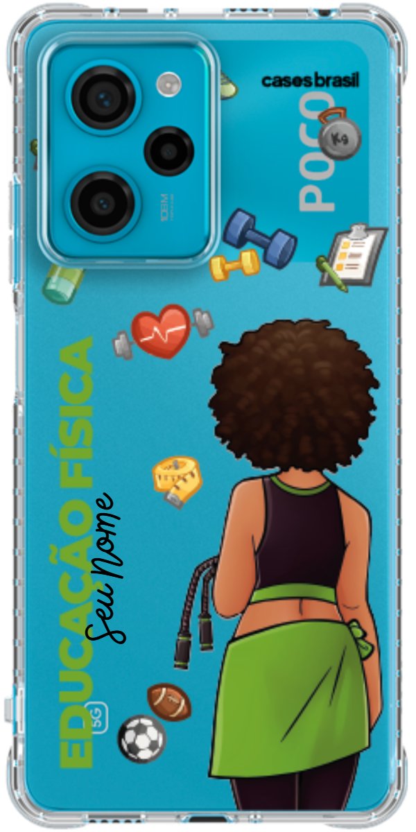 Capinha para celular Educação Física - Boneca Profissão