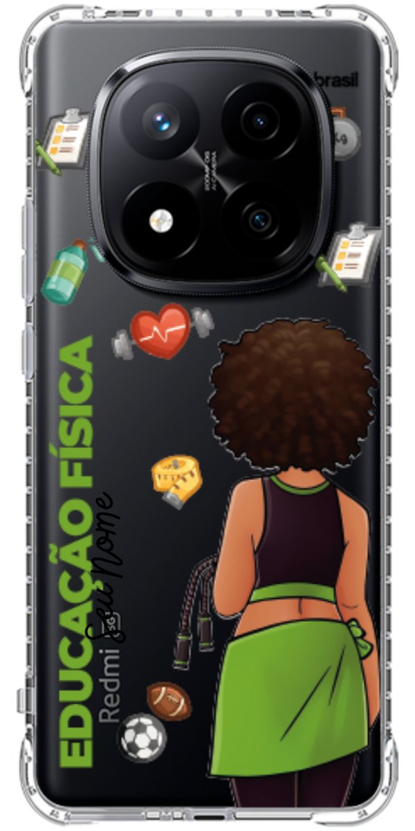 Capinha para celular Educação Física - Boneca Profissão