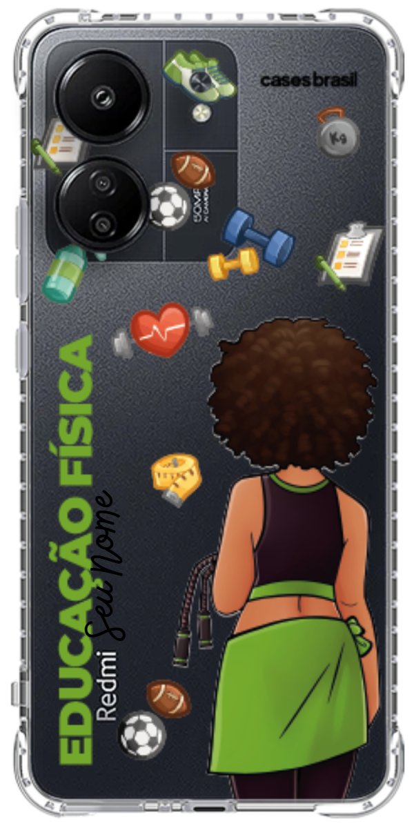 Capinha para celular Educação Física - Boneca Profissão