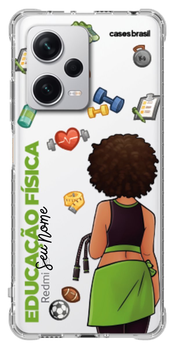 Capinha para celular Educação Física - Boneca Profissão