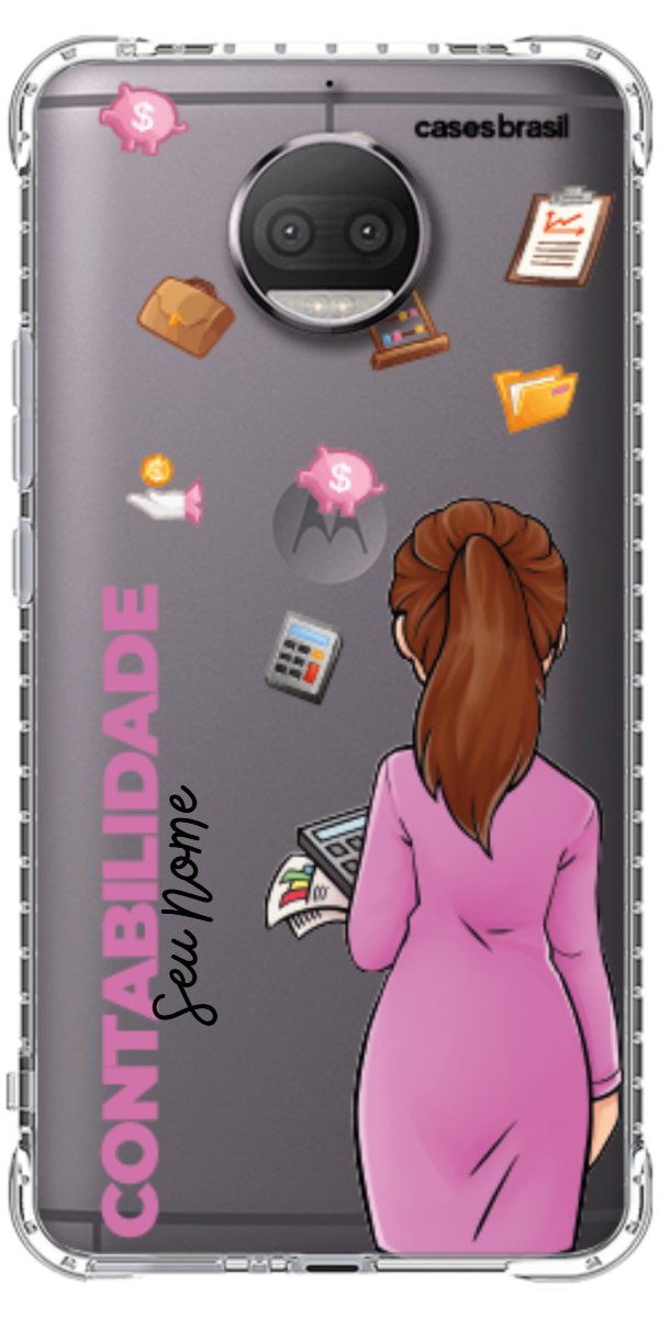 Capinha para Celular Contabilidade - Boneca Profissão