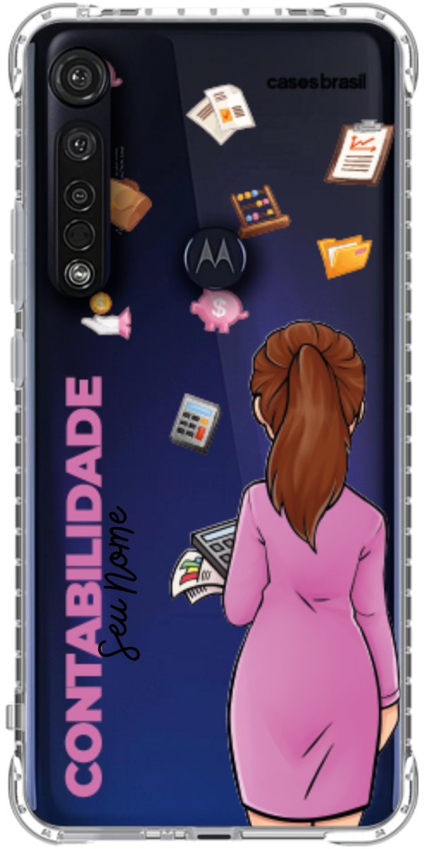 Capinha para Celular Contabilidade - Boneca Profissão