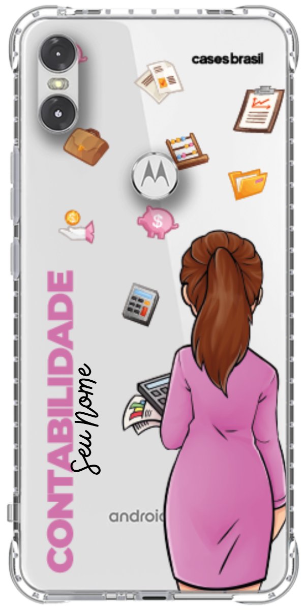 Capinha para Celular Contabilidade - Boneca Profissão
