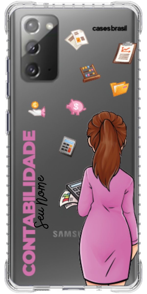 Capinha para Celular Contabilidade - Boneca Profissão