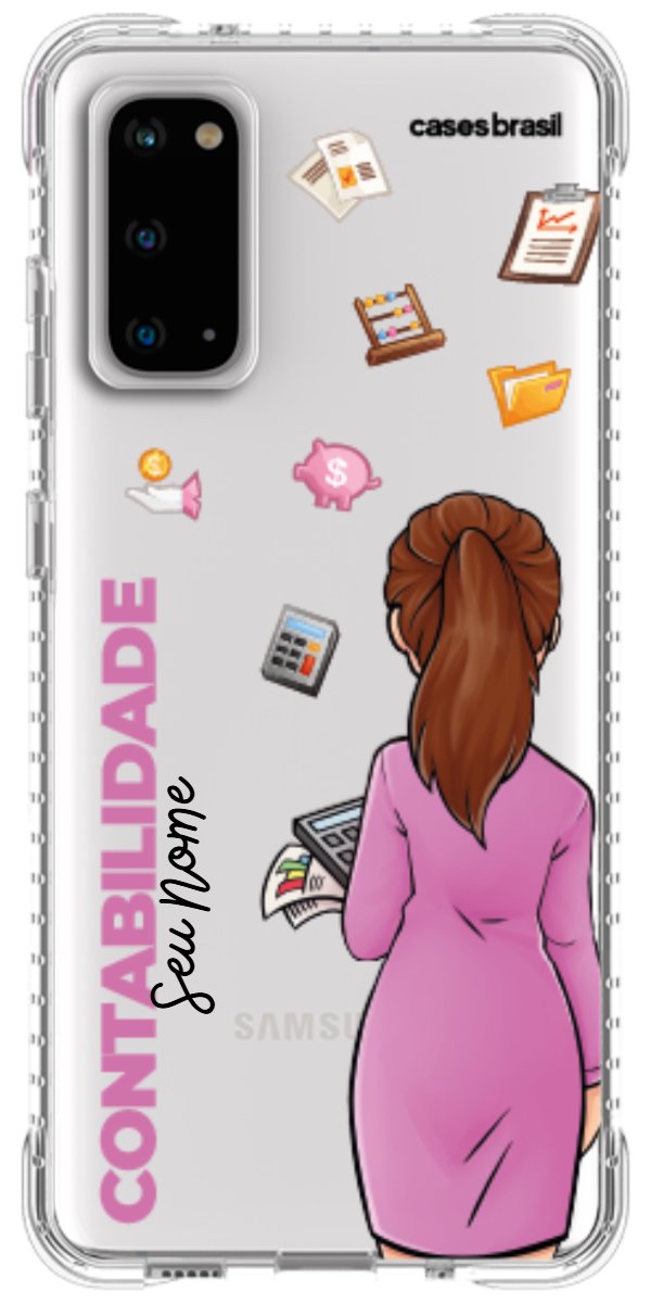 Capinha para Celular Contabilidade - Boneca Profissão