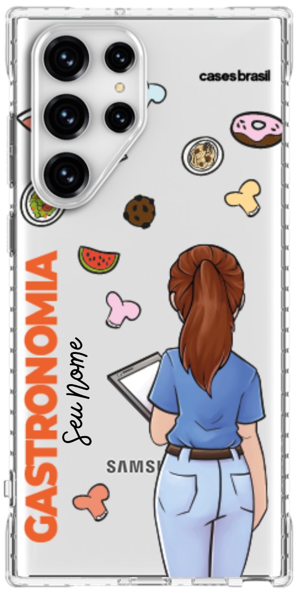Capinha para celular Gastronomia - Profissão Com Nome