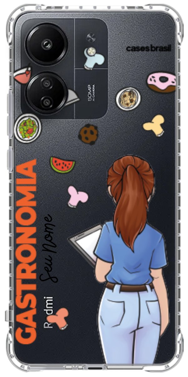 Capinha para celular Gastronomia - Profissão Com Nome