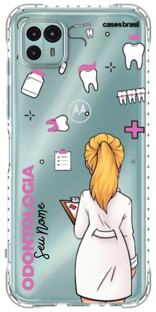 Capinha para Celular Odontologia - Profissão Com Nome