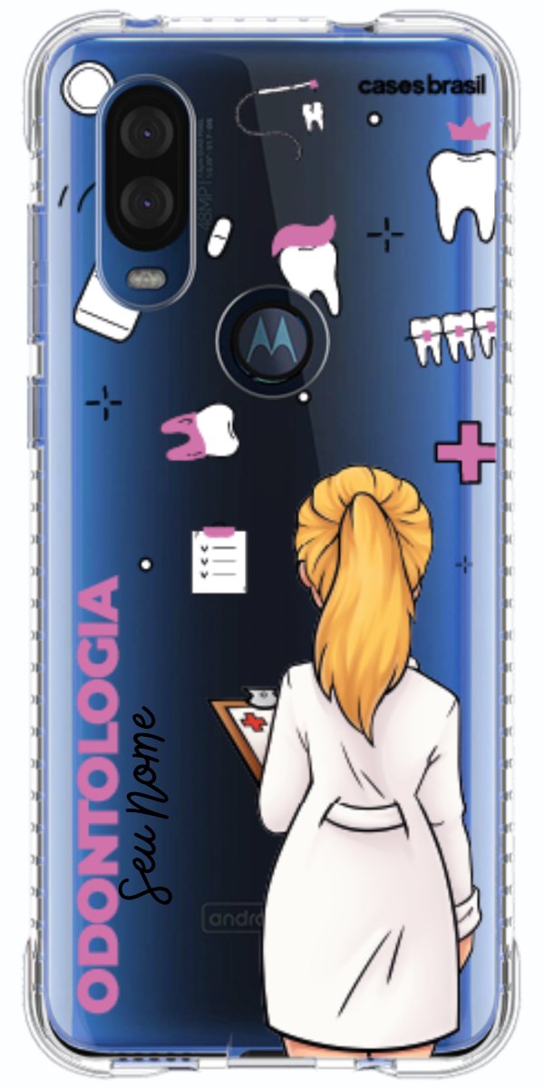 Capinha para Celular Odontologia - Profissão Com Nome