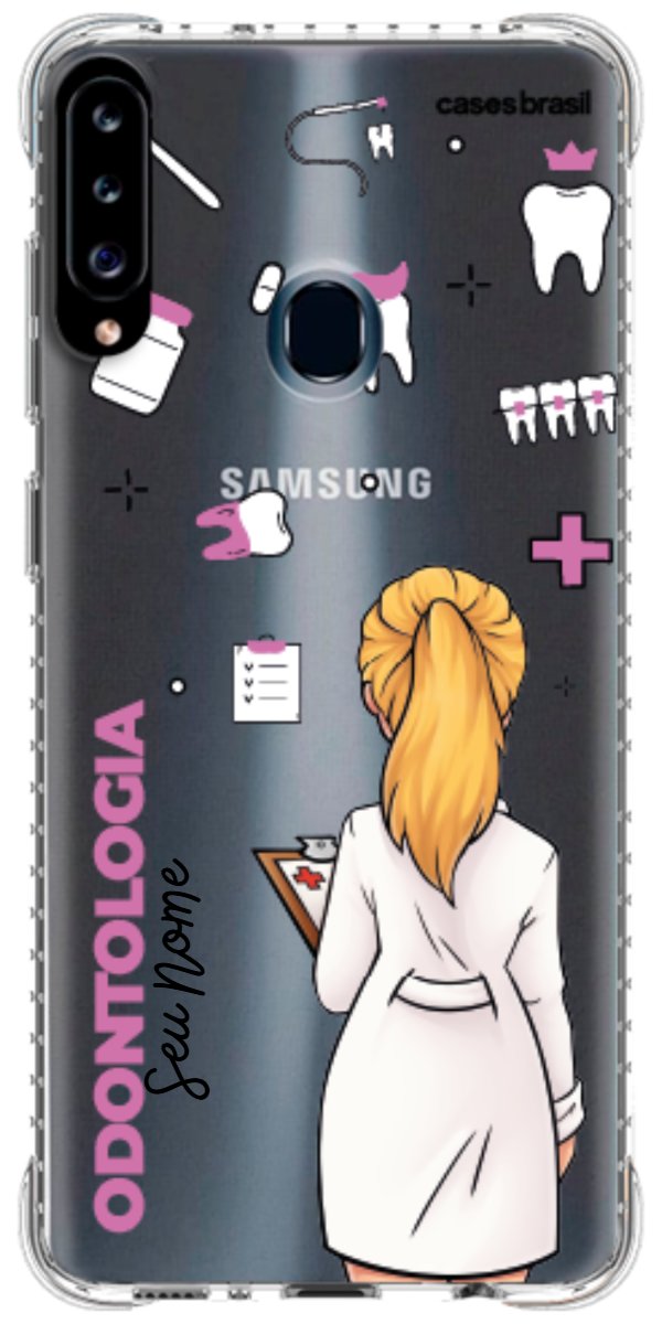 Capinha para Celular Odontologia - Profissão Com Nome