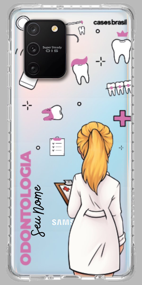Capinha para Celular Odontologia - Profissão Com Nome