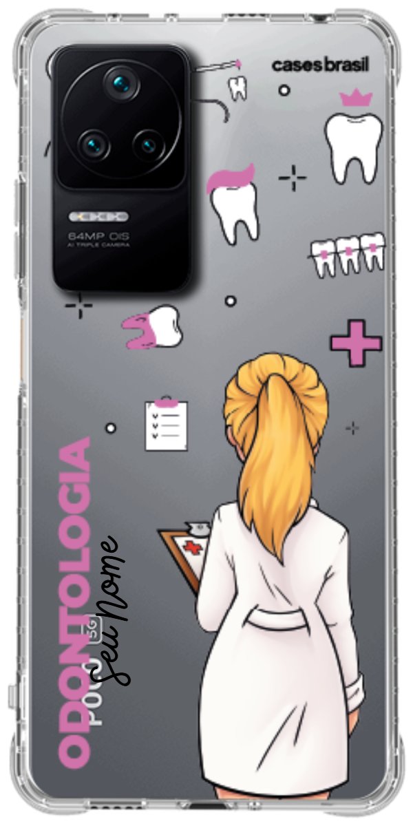 Capinha para Celular Odontologia - Profissão Com Nome