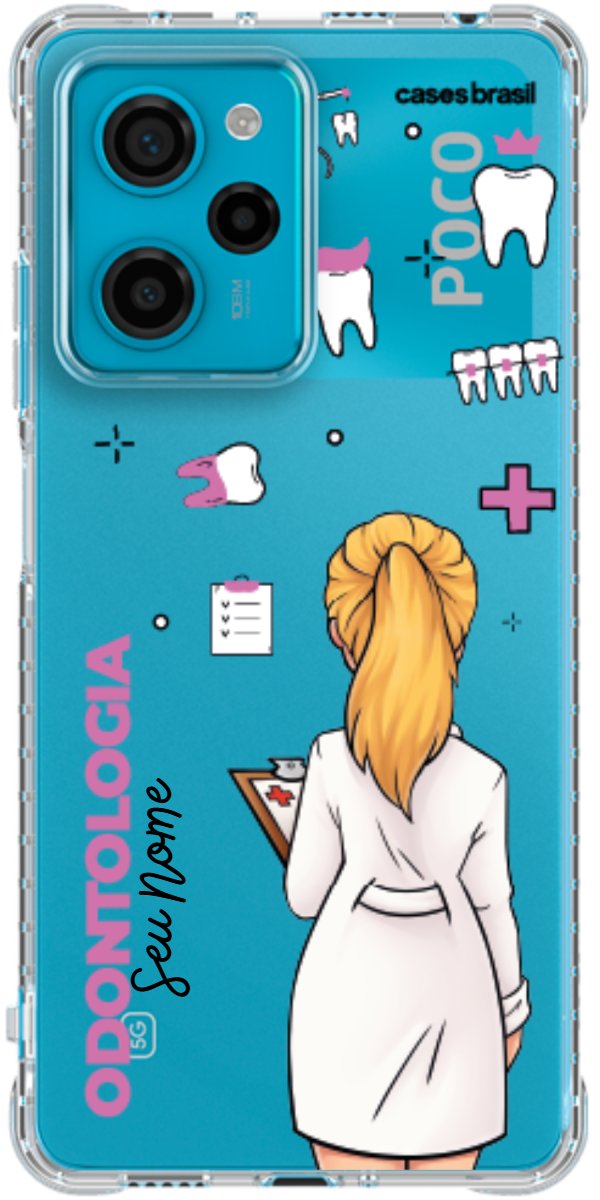 Capinha para Celular Odontologia - Profissão Com Nome