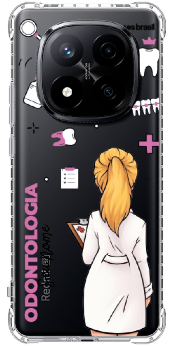 Capinha para Celular Odontologia - Profissão Com Nome