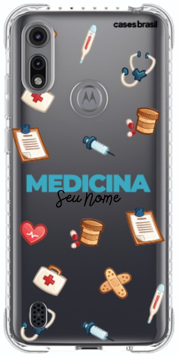 Capinha para Celular Medicina - Profissão Com Nome