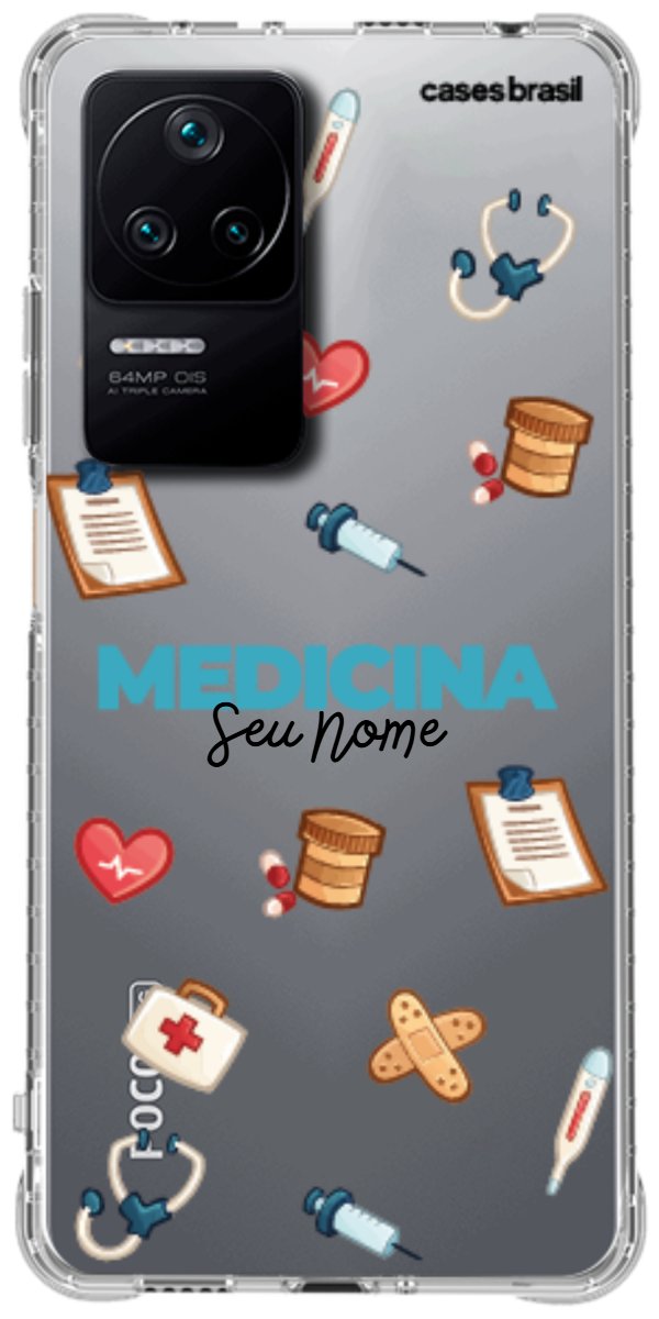 Capinha para Celular Medicina - Profissão Com Nome