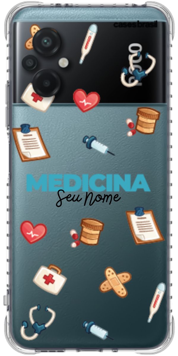 Capinha para Celular Medicina - Profissão Com Nome