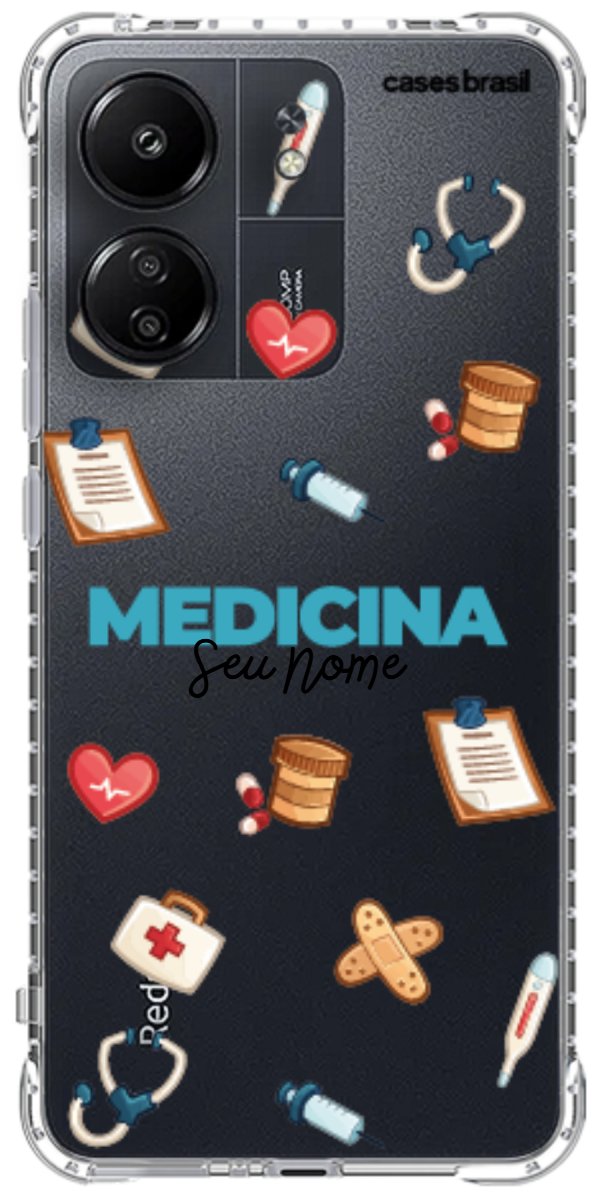 Capinha para Celular Medicina - Profissão Com Nome