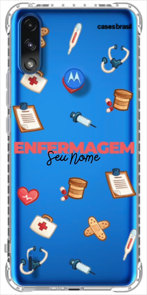 Capinha para celular Enfermagem - Profissão Com Nome