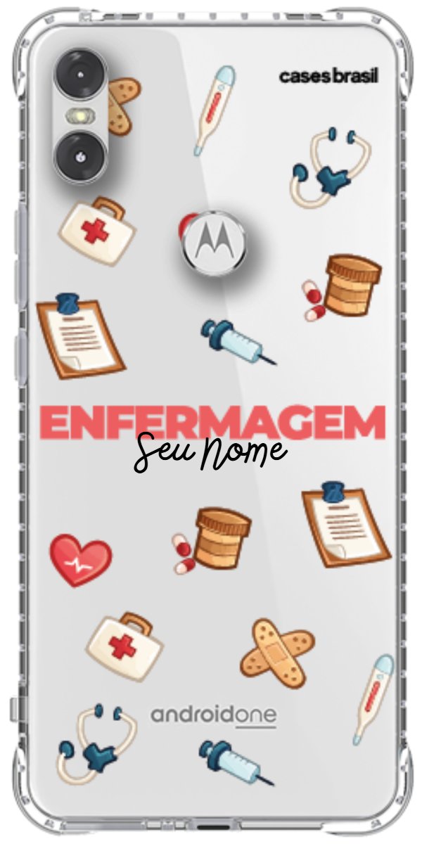 Capinha para celular Enfermagem - Profissão Com Nome