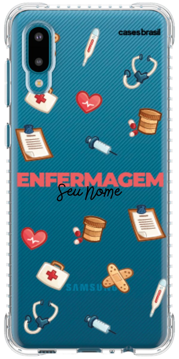Capinha para celular Enfermagem - Profissão Com Nome