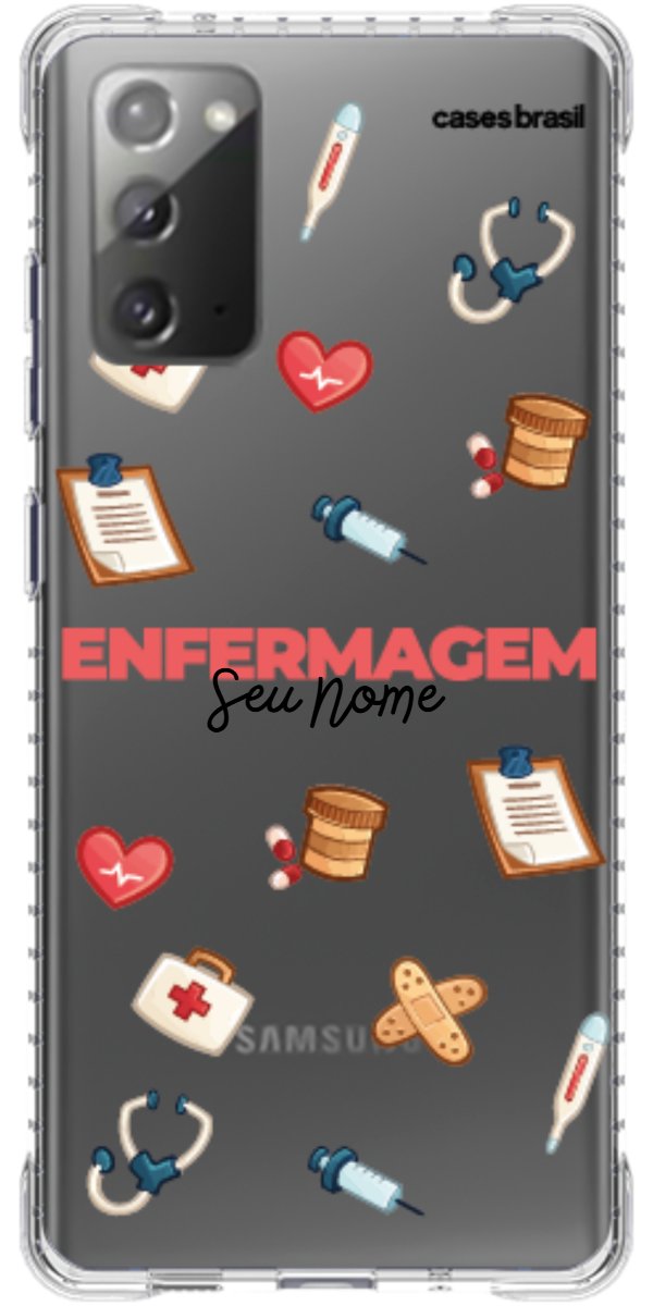 Capinha para celular Enfermagem - Profissão Com Nome