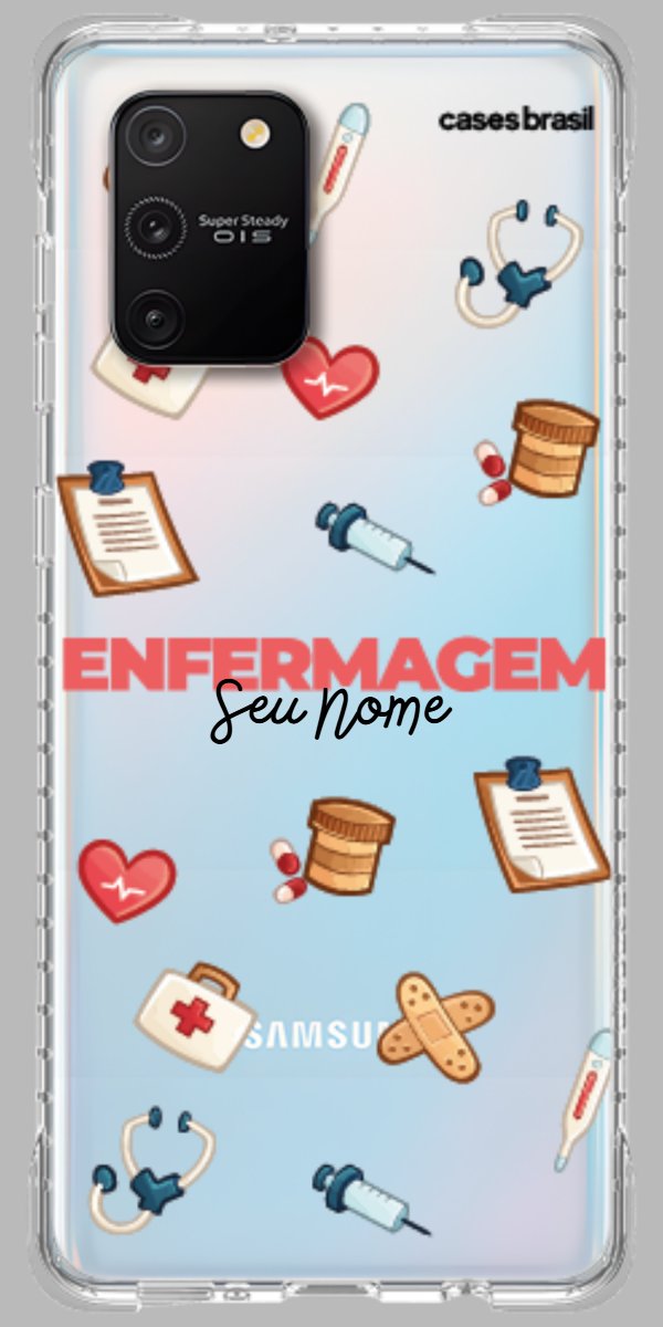Capinha para celular Enfermagem - Profissão Com Nome