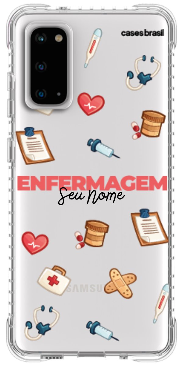 Capinha para celular Enfermagem - Profissão Com Nome