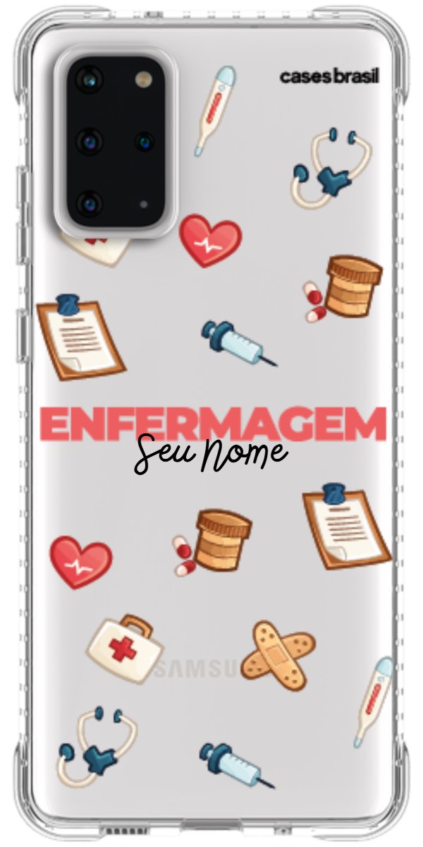 Capinha para celular Enfermagem - Profissão Com Nome