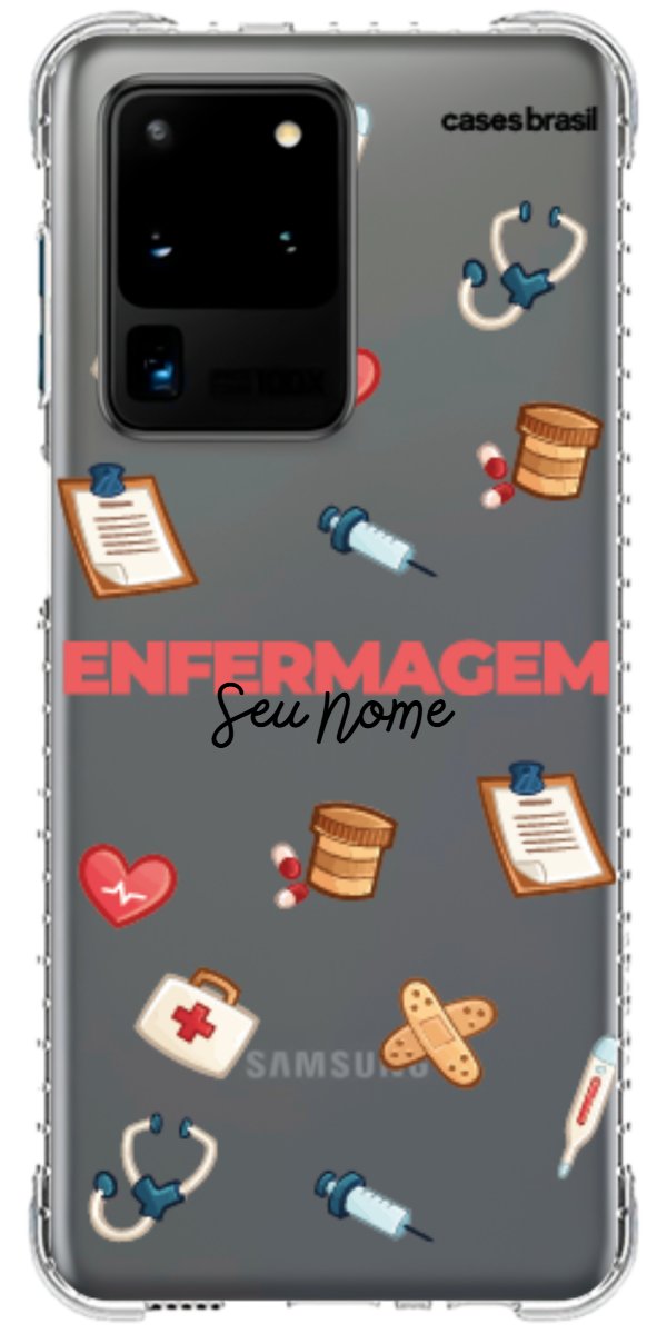Capinha para celular Enfermagem - Profissão Com Nome