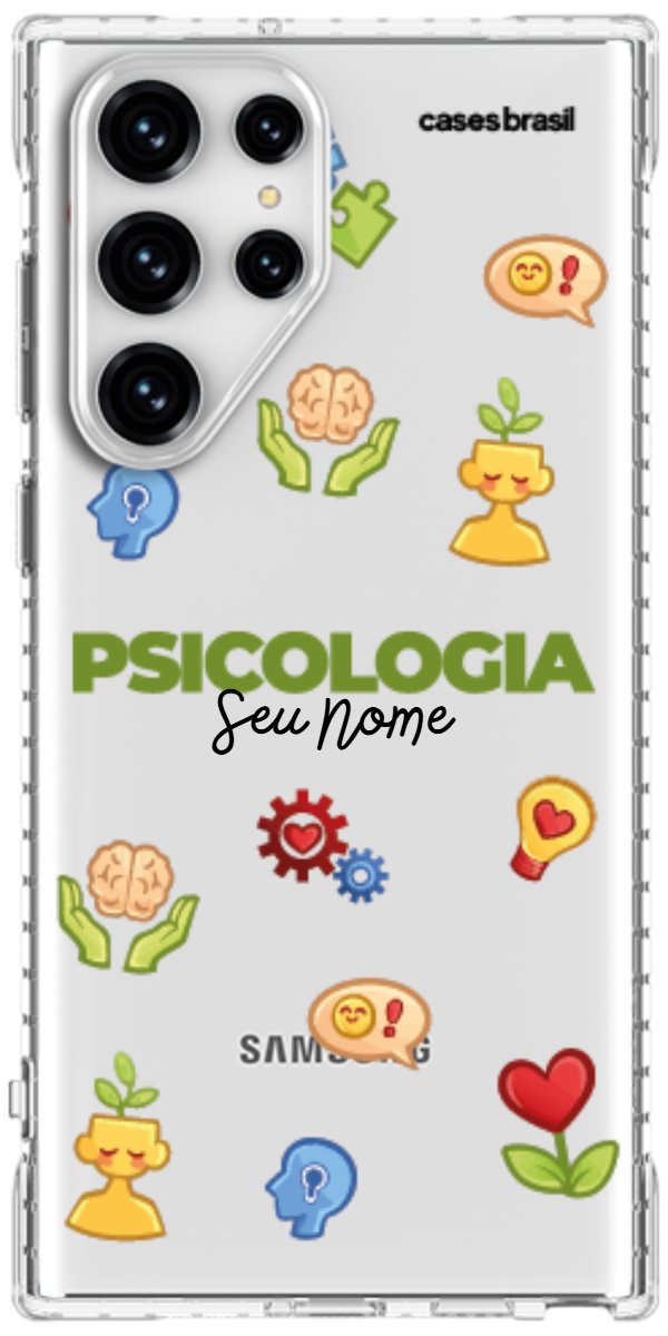 Capinha para Celular Psicologia - Profissão Com Nome