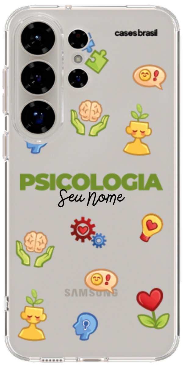 Capinha para Celular Psicologia - Profissão Com Nome