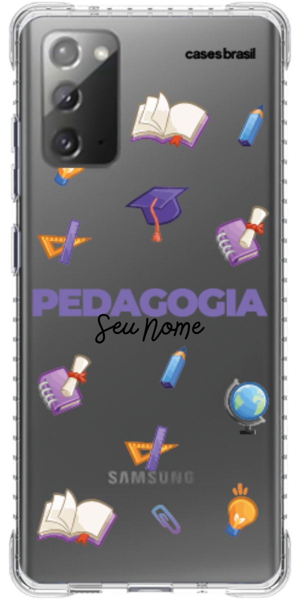Capinha para Celular Pedagogia - Profissão Com Nome